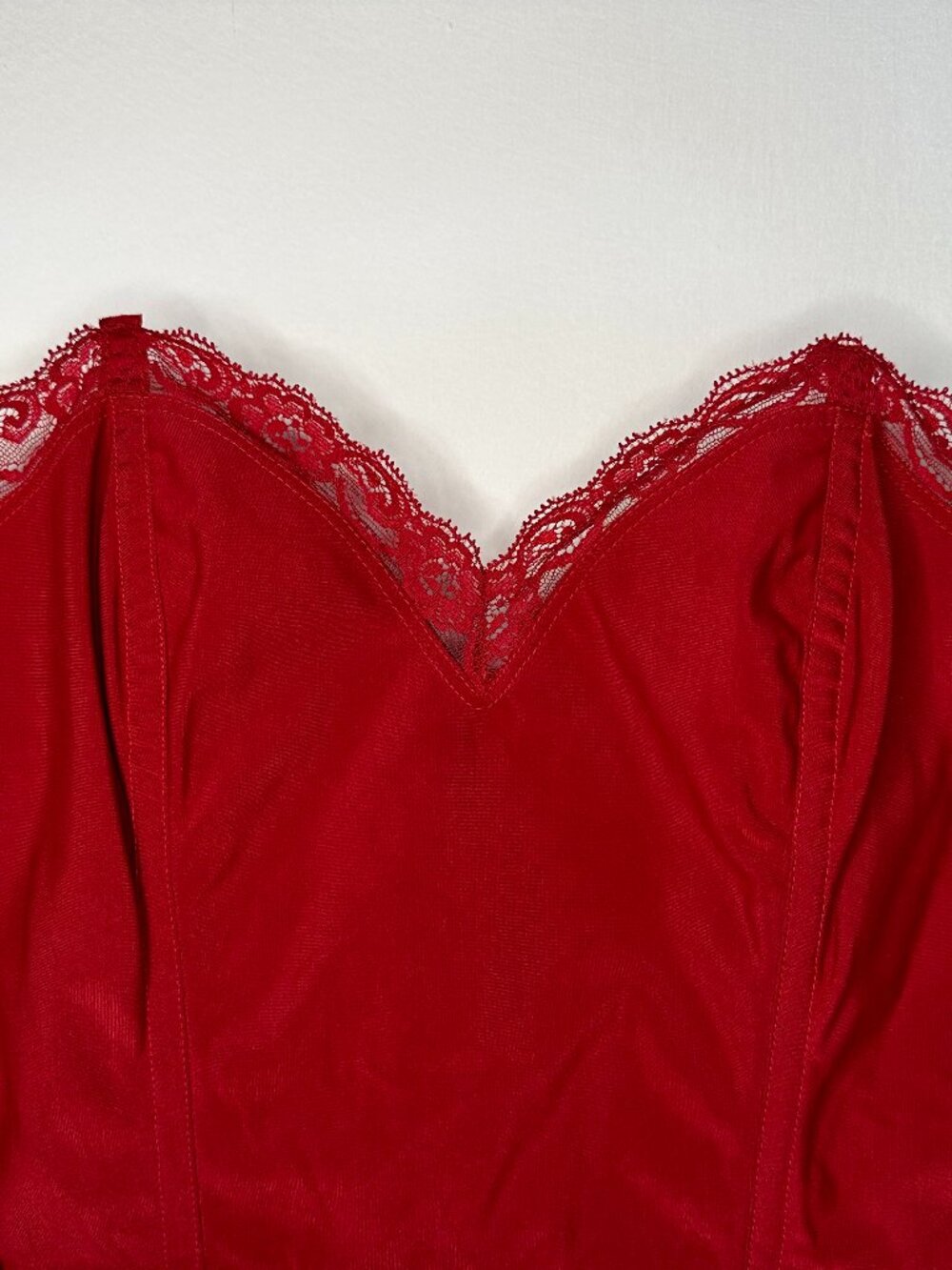 Red Silk Bustier